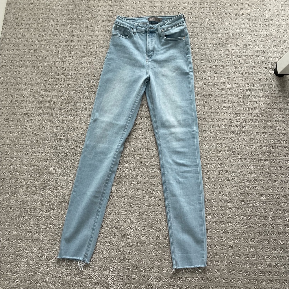 NWT Just USA Women's Light Blue Skinny Jeans